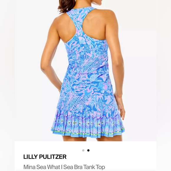 Lilly Pulitzer Taye Skort and bra tank top UPF 50+ NWT two pieces - Picture 1 of 9
